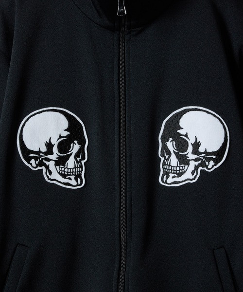 NUMBER (N)INE Tops 2P SKULL WAPPEN JERSEY STAND TRACK JACKET