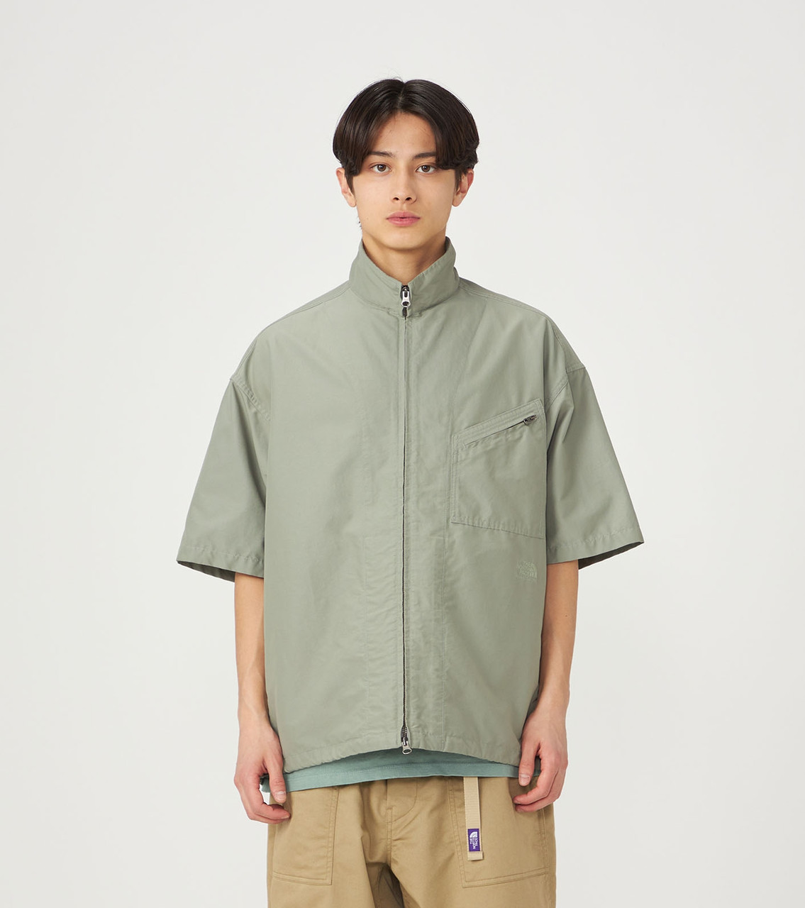 THE NORTH FACE Purple Label JACKET Double Peak Field Short Sleeve