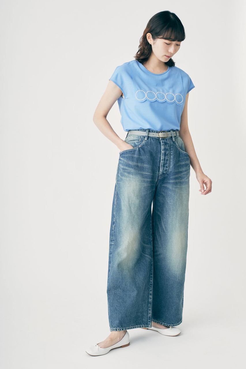 【mina  perhonen】always wide denim minä perhonen Pants & Skirt always Wide Denim Online Shop to Worldwide