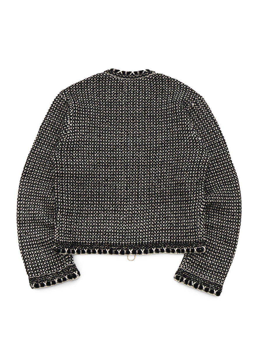KAPITAL Knit Sweater 5G Knit Zip Cabaret Cardigan