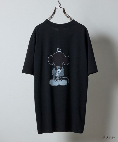 トップス NUMBER (N)INE MICKEY MOUSE OS T-SHIRT NUMBER (N)INE Tops MICKEY MOUSE OS T-SHIRT / COLOR & MONOCHROME