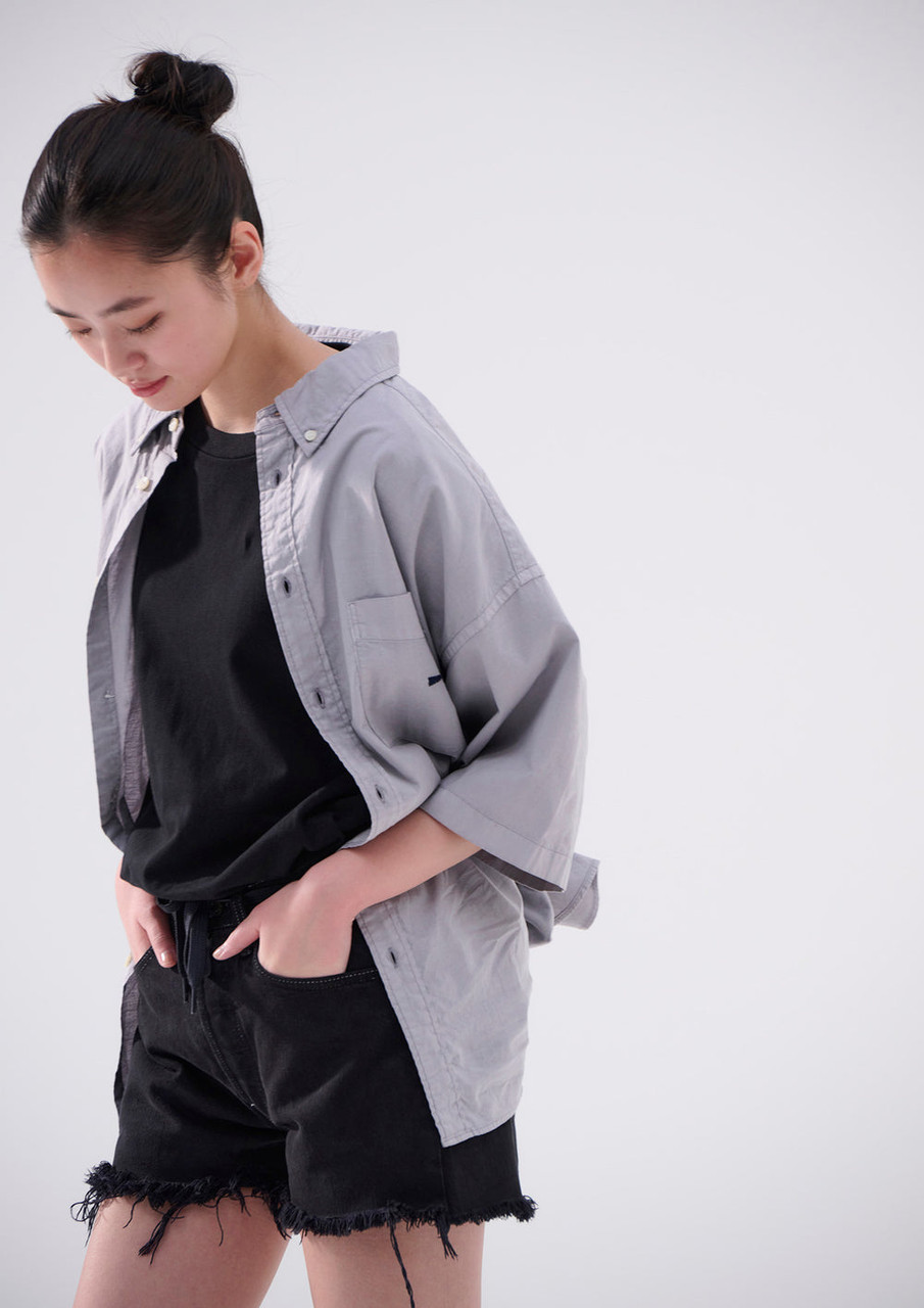 DESCENDANT SHIRT KENNEDY'S OXFORD SS SHIRT PIGMENT DYE Online Shop