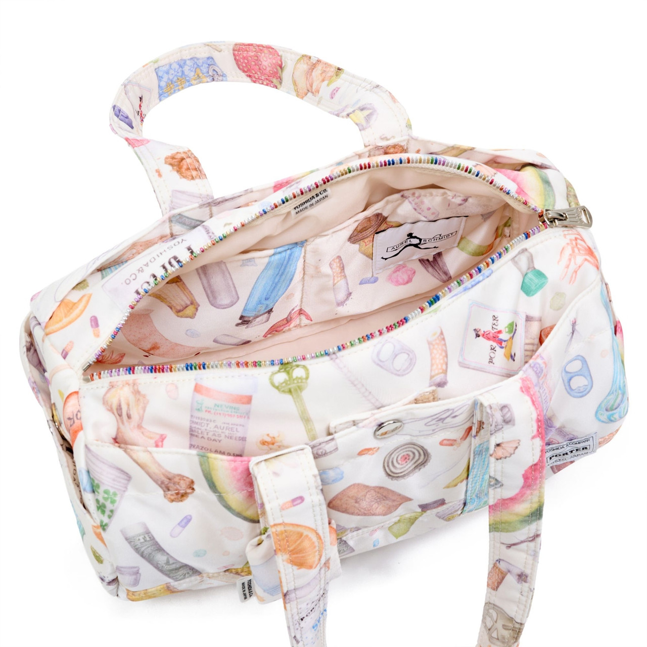 Porter Duffle Bag Aurel Schmidt × PORTER ROLL BOSTON BAG