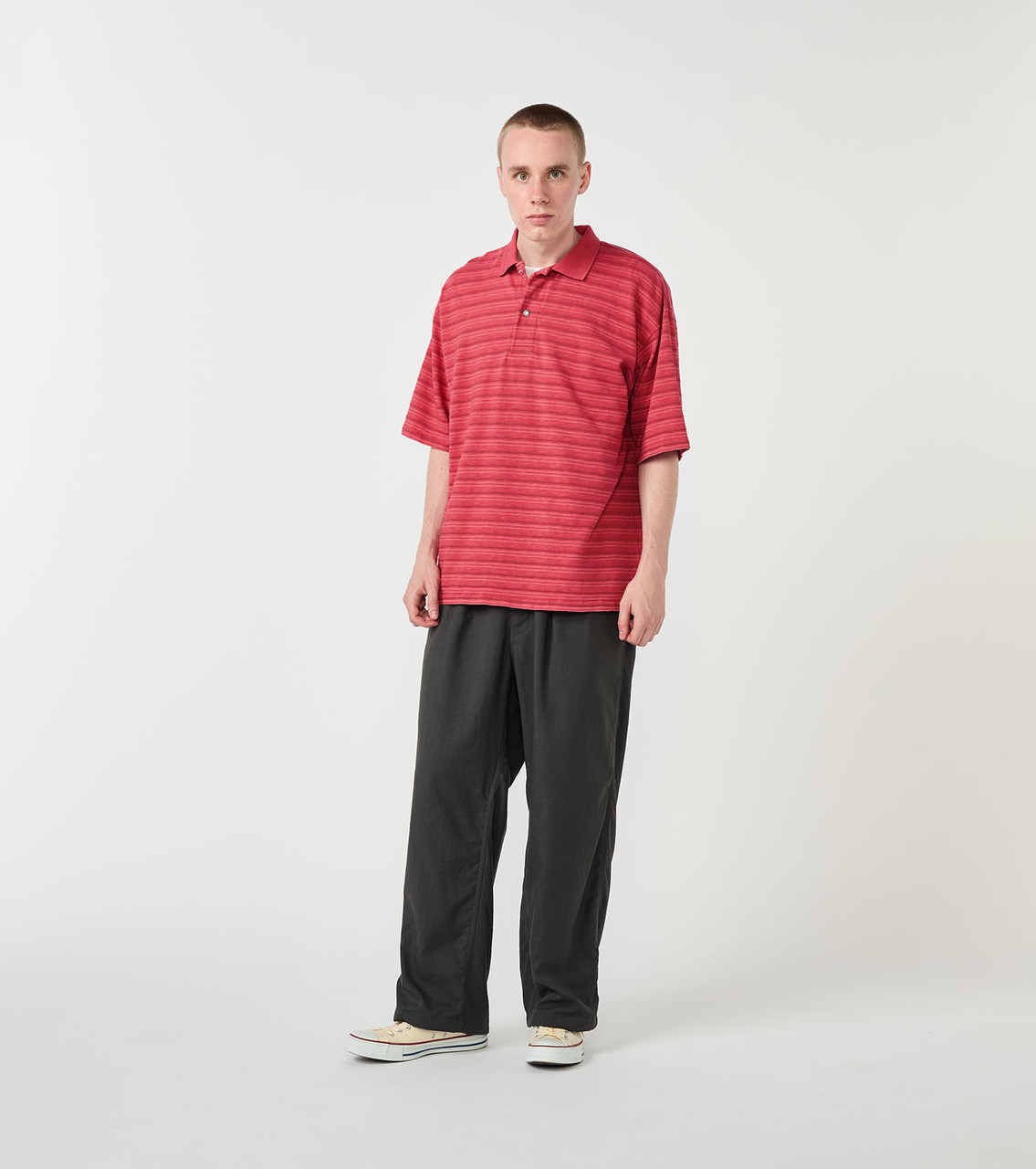 THE NORTH FACE Purple Label SHIRT Garment Dyed Jacquard Field Polo