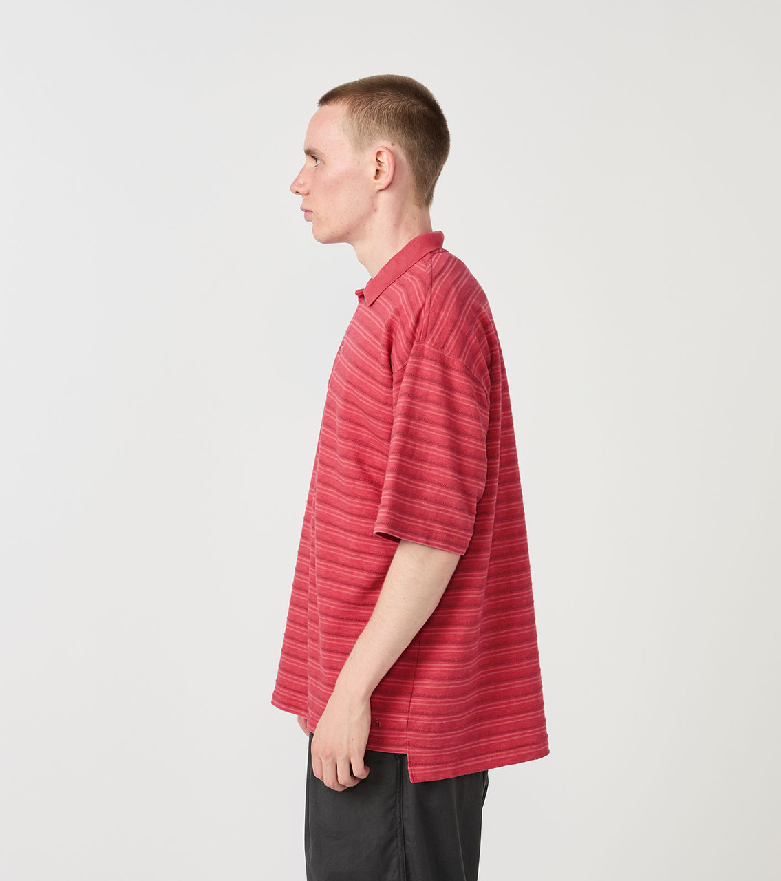 THE NORTH FACE Purple Label SHIRT Garment Dyed Jacquard Field Polo