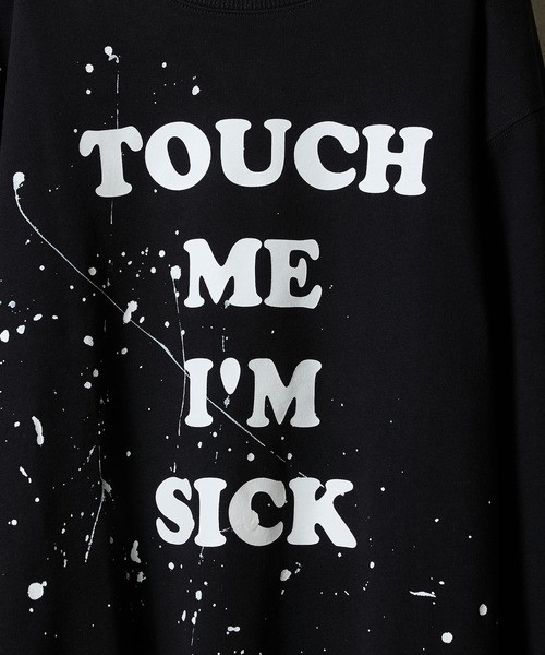 NUMBER (N)INE Tops HAND PAINTED TOUCH ME I'M SICK PRINTED CLASSIC