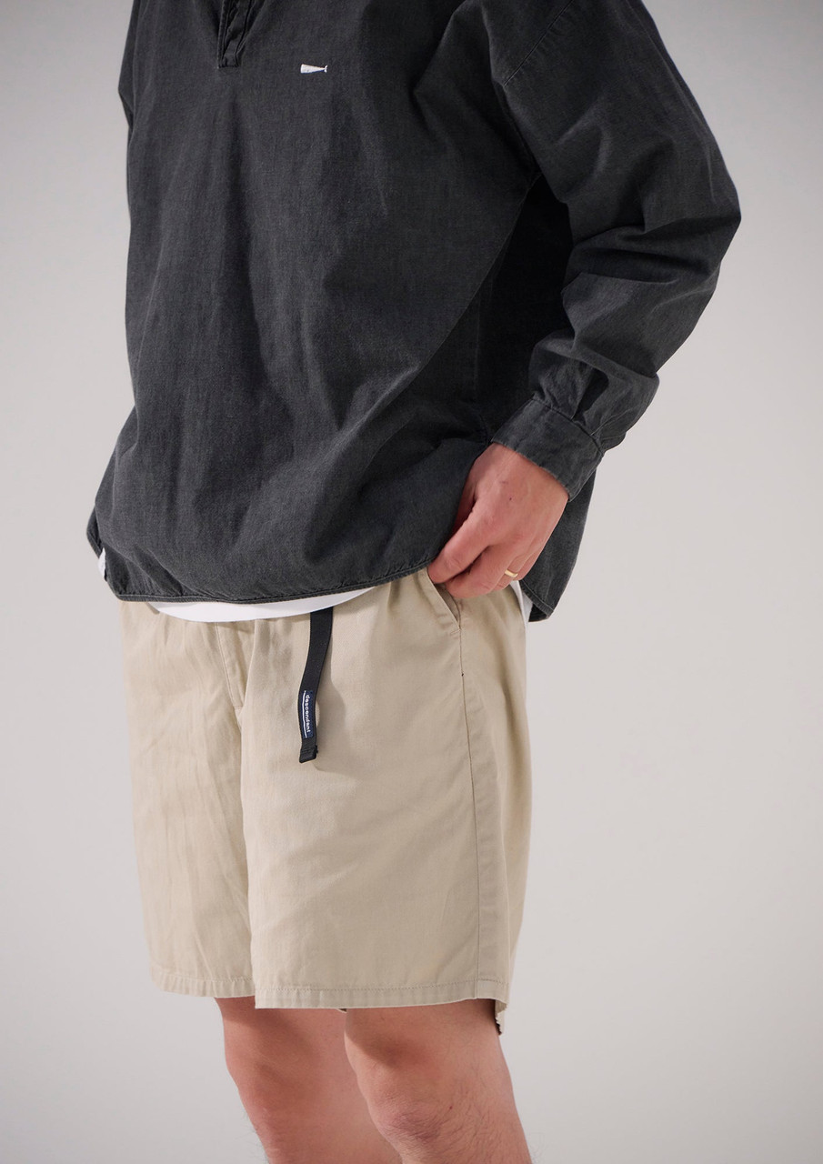 DESCENDANT PANTS CLASP TWILL WEBBING SHORTS Online Shop to Worldwide