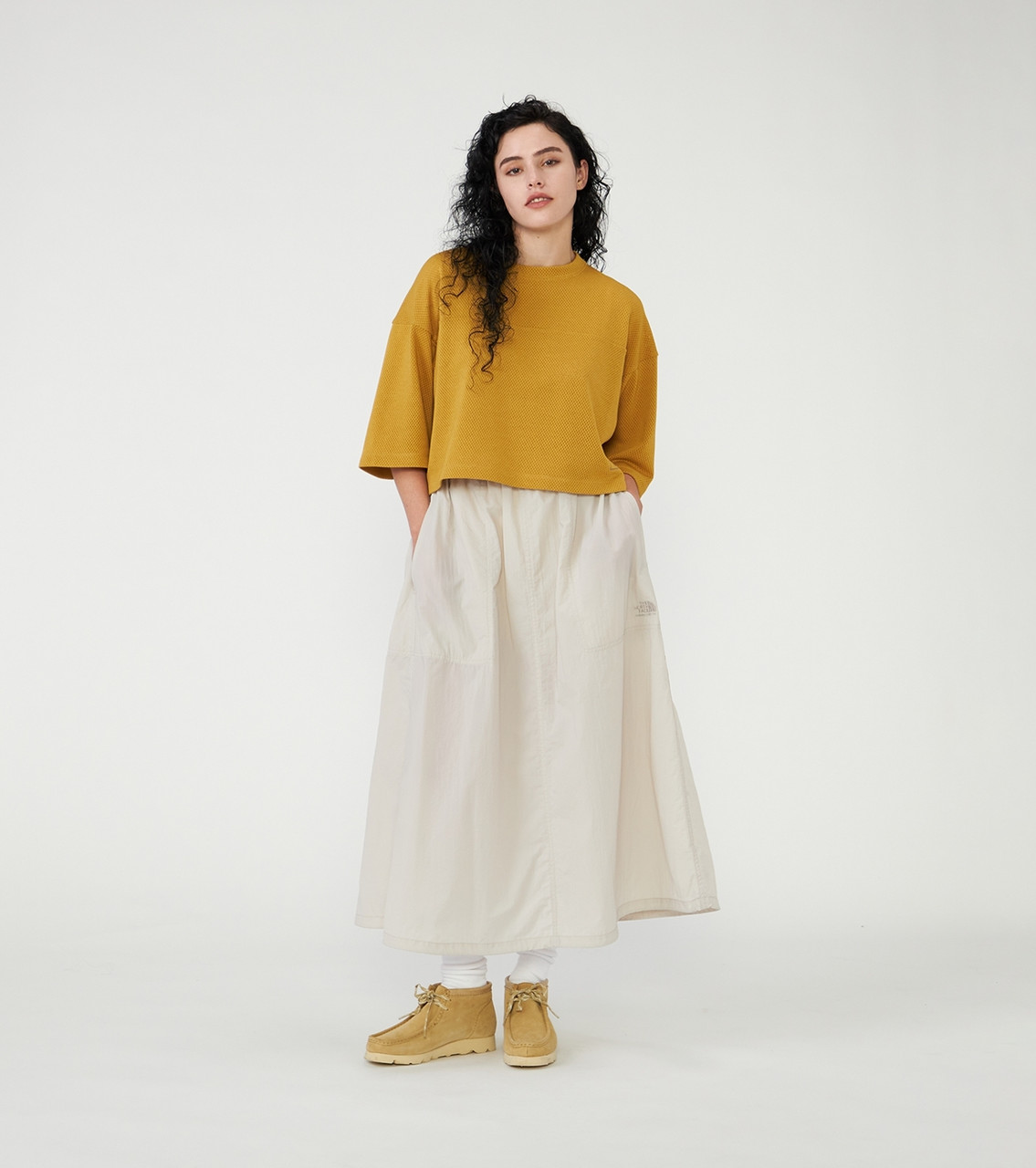 THE NORTH FACE Purple Label T-SHIRT Mesh Field Cropped Tee Online