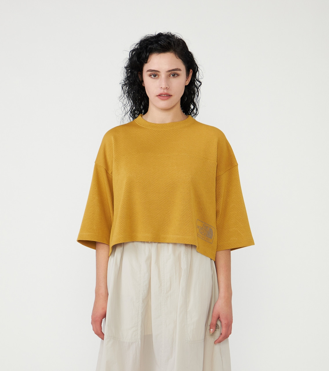 THE NORTH FACE Purple Label T-SHIRT Mesh Field Cropped Tee Online