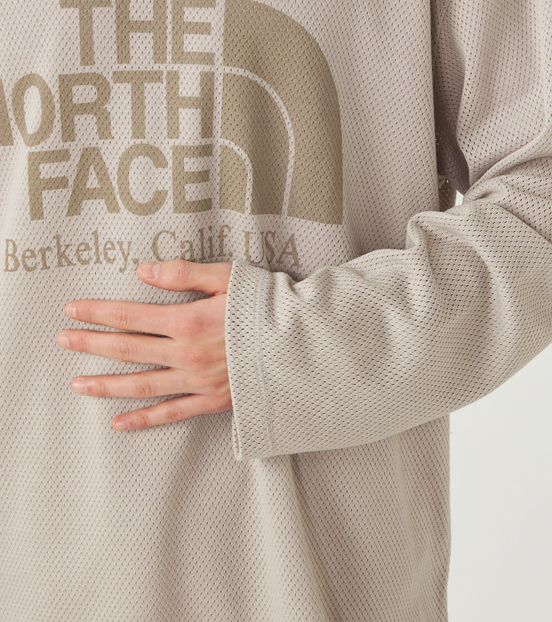 THE NORTH FACE Purple Label T-SHIRT Mesh Field Long Sleeve Tee
