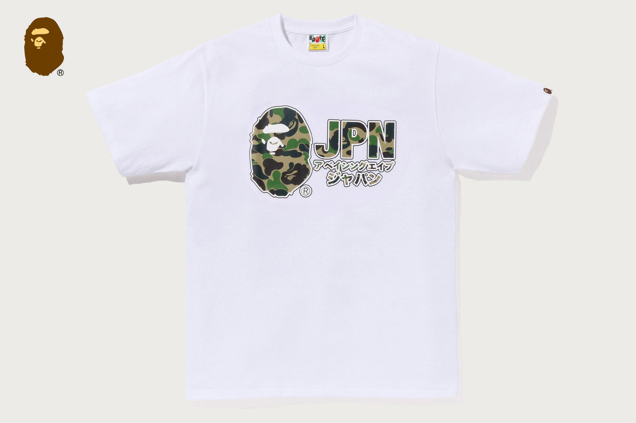 BAPE T-SHIRT ABC CAMO JPN KATAKANA TEE