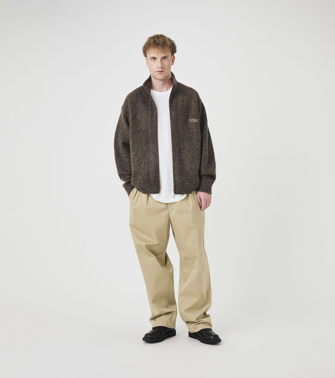nanamica JACKET OOAL Zip Up Mohair Jacket Online Shop to Worldwide