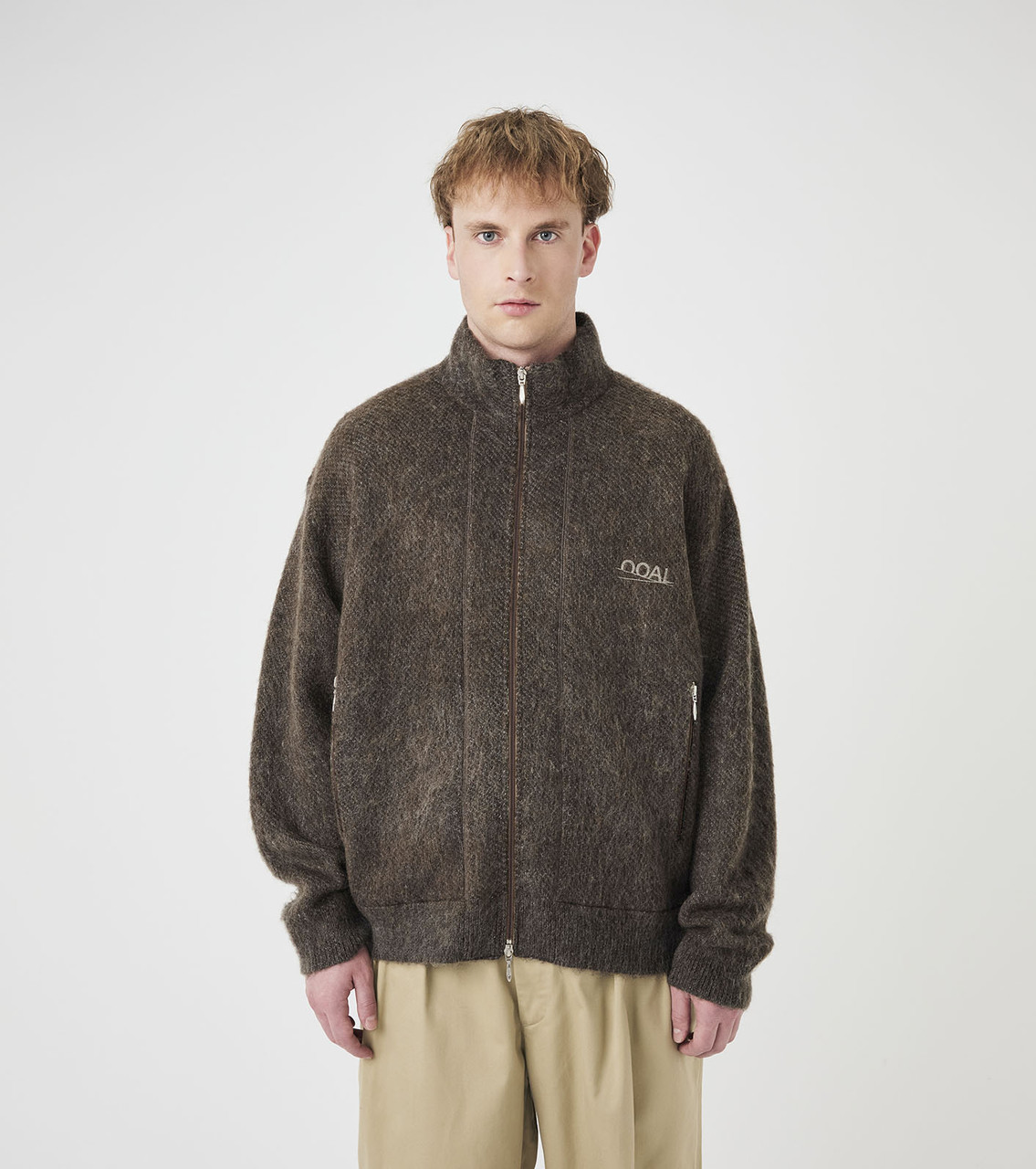 nanamica JACKET OOAL Zip Up Mohair Jacket Online Shop to Worldwide