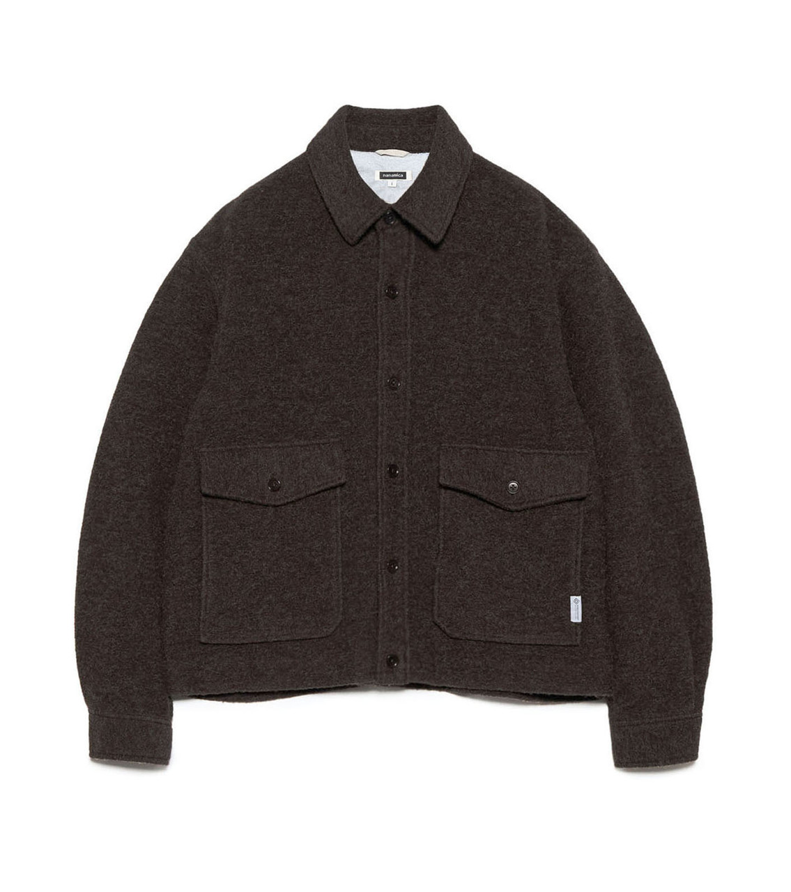 nanamica JACKET OOAL WINDSTOPPER Sliver Knit Jacket Online Shop to