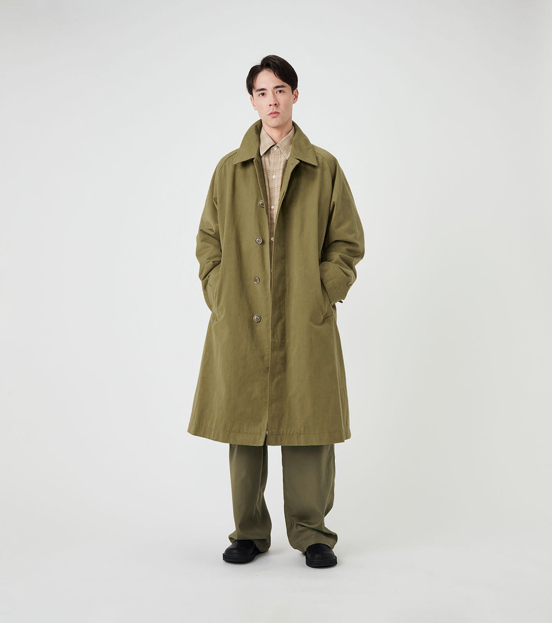 nanamica COAT Cotton CORDURA WINDSTOPPER Balmacaan Coat Online