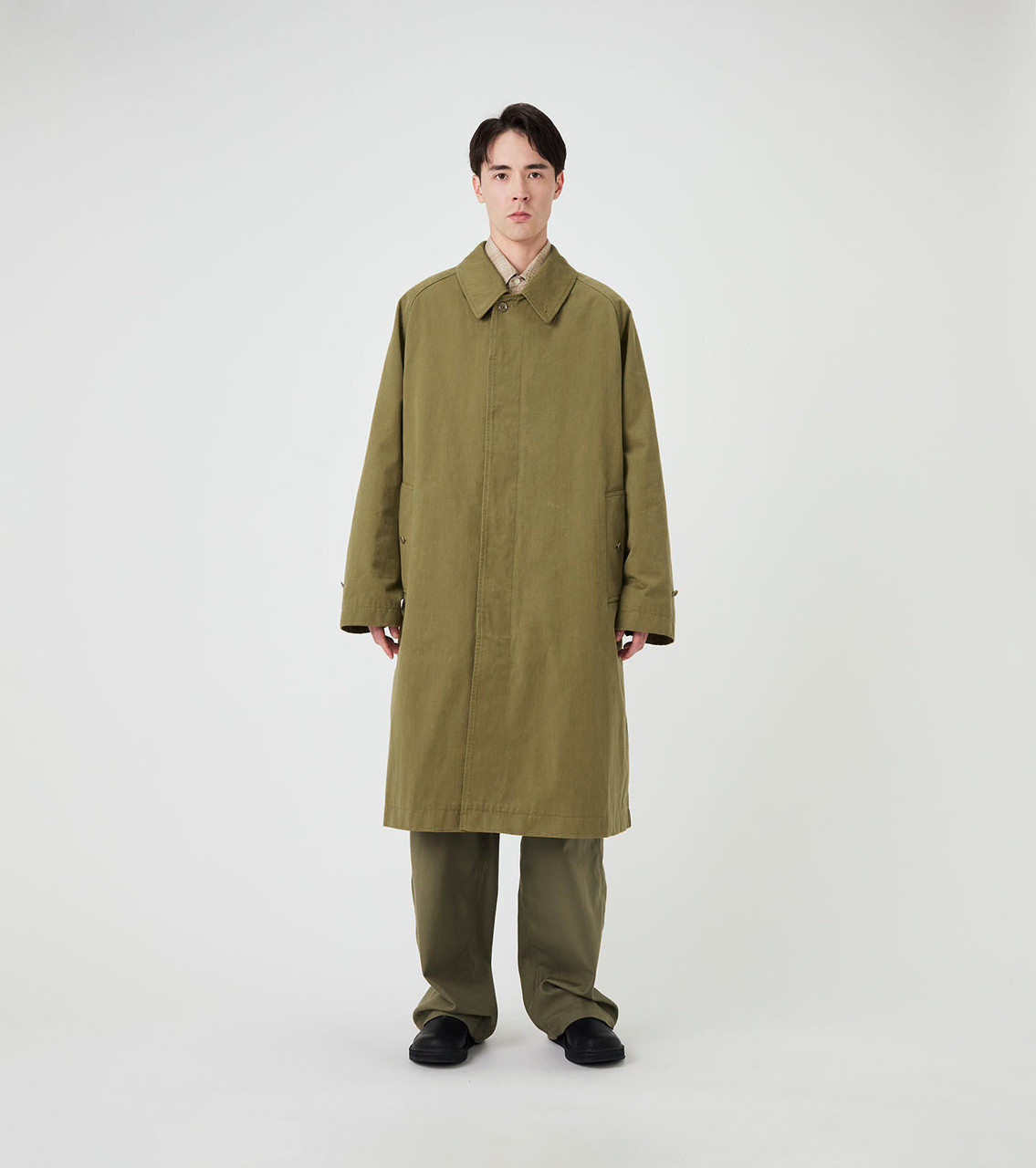 nanamica COAT Cotton CORDURA WINDSTOPPER Balmacaan Coat Online