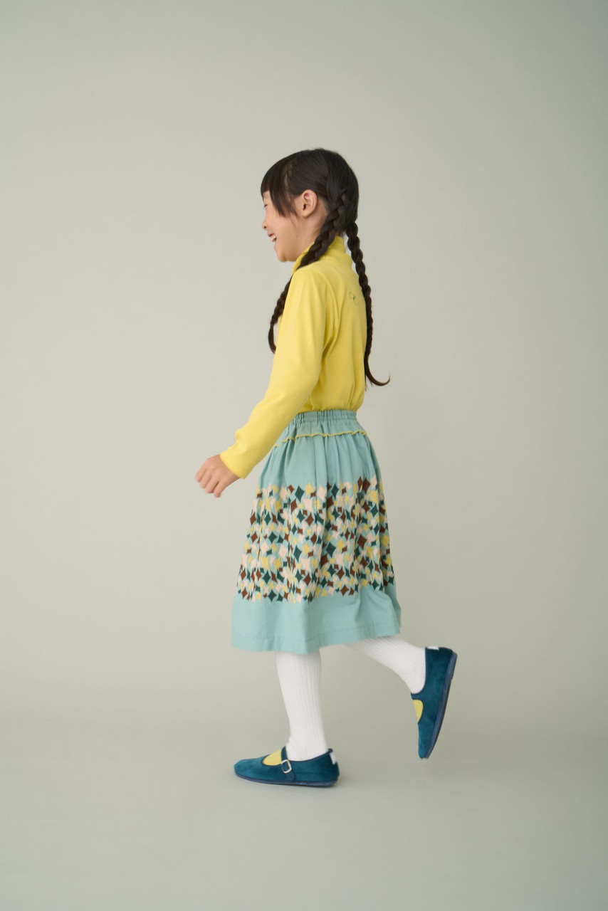 minä perhonen Tops choucho High-neck Cut And Sew Online Shop to