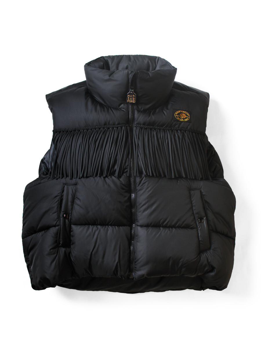 KAPITAL Vest Nylon Fringe Burger-KEEL Vest