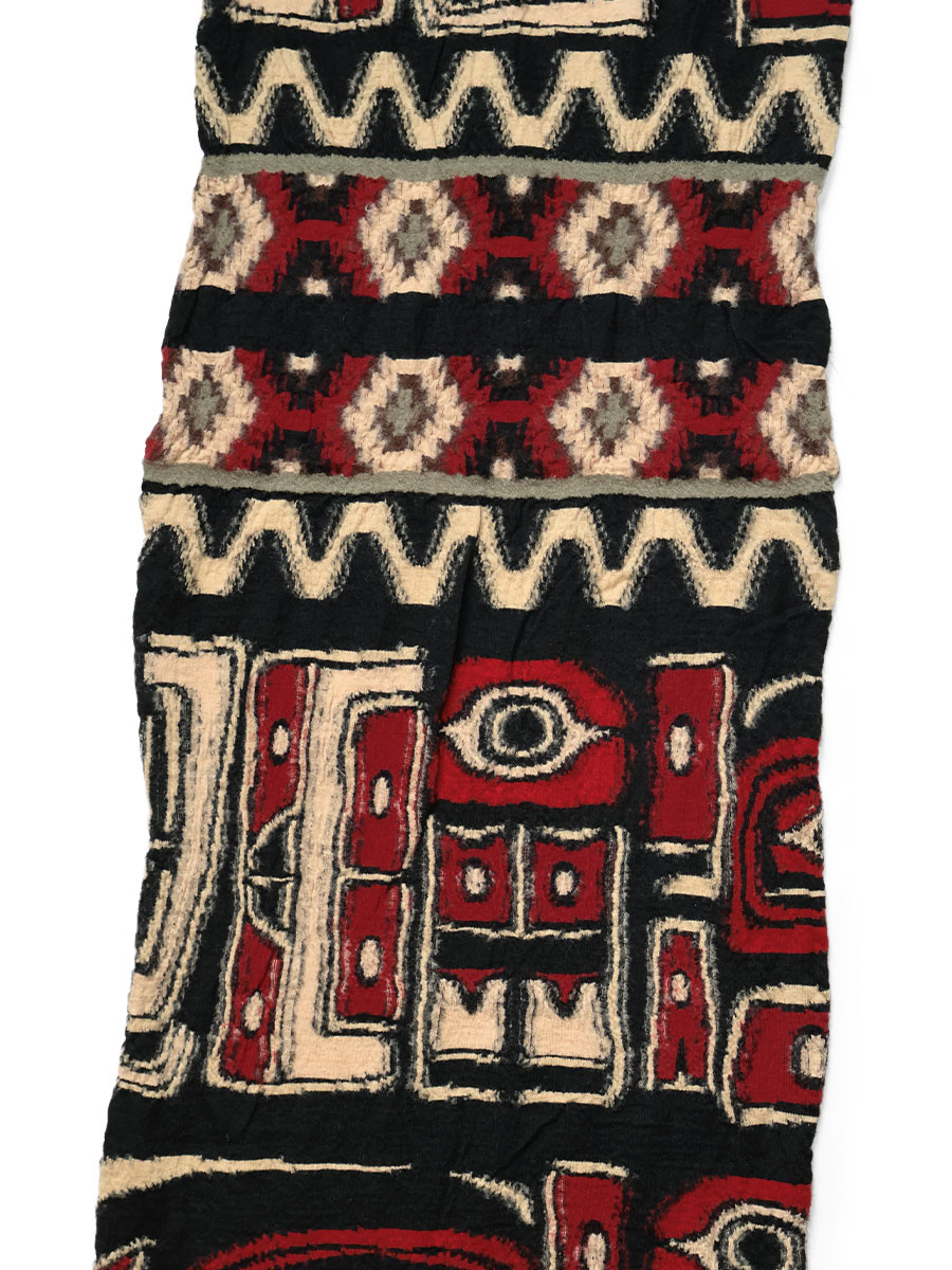 KAPITAL Scarves Felted Wool Alaska-Raven HAPPY Scarf