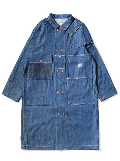 KAPITAL Coat 11.5Oz Denim Dragging Coat 