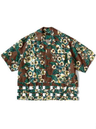 Picture No.1 of KAPITAL Silk Rayon Cotton Flower Pattern Wind Pen Aloha Shirt K2205SS112