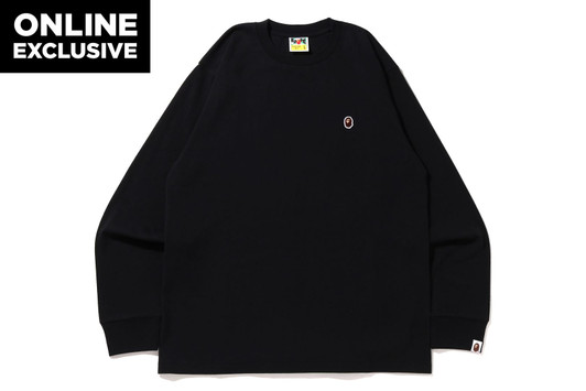 Picture No.1 of BAPE APE HEAD ONE POINT L/S TEE -ONLINE EXCLUSIVE- 1I25-111-001