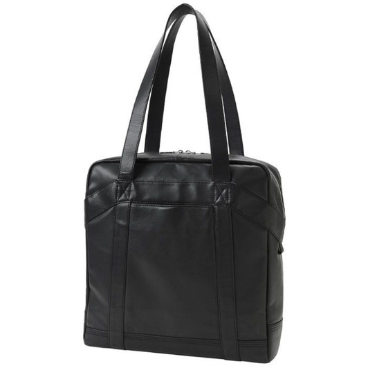 large tote の ネイビー、luggage tagのバニラ(am) Shop Black on White Pinstripe Tote Bag with Zipper | ALOHA