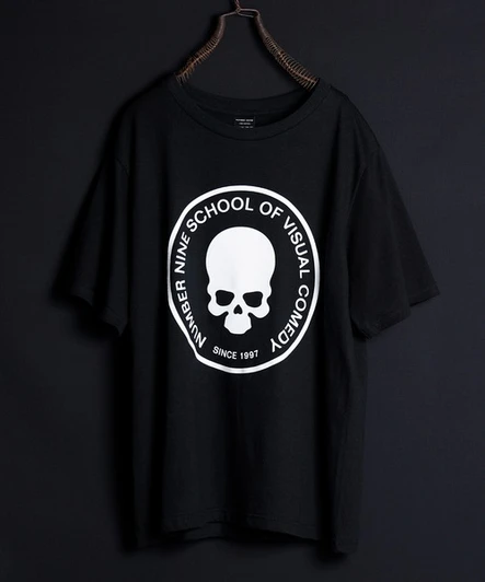 Picture No.1 of NUMBER (N)INE SCHOOL OF VISUAL COMEDY TUBE T-SHIRT BA2NST003