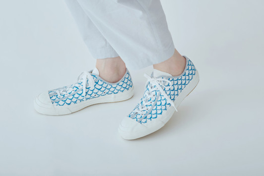 ミナペルホネン・ムーンスター・スニーカー・24cm mermaid スニーカー - minä perhonen