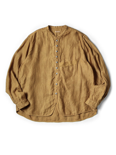 Picture No.1 of KAPITAL Gauze Linen Herringbone Stand Penny Shirt EK-598LSEK-598LSA
