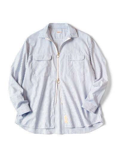 Picture No.1 of KAPITAL OX Stripe Drizzler Work Shirt K2309LS070EK-1668LS
