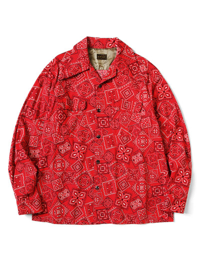 Picture No.1 of KAPITAL Murasheeching COOKIE Bandana Pattern Wrangle Collar Board Shirt K2409LS014