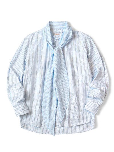 Picture No.1 of KAPITAL Cotton Striped Bowtie Pub Shirt EK-1488EK-1488LSA
