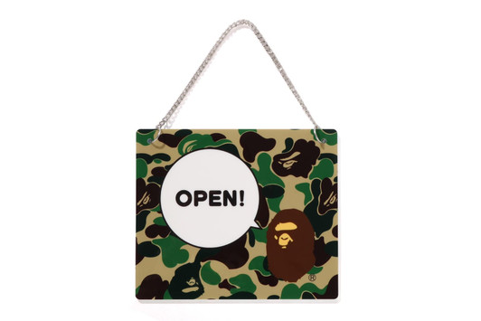 Picture No.1 of BAPE ABC CAMO OPEN / CLOSED SIGNBOARD 1K70-192-004