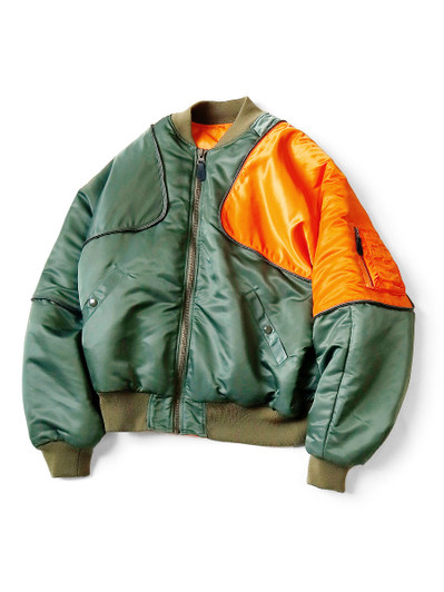 Picture No.1 of KAPITAL MA-1 Nylon Siamese Bomber Jacket K2110LJ070EK-1680LJ