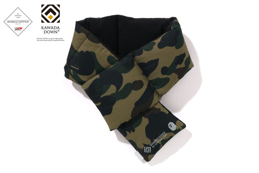 Picture No.1 of BAPE GORE-TEX WIND STOPPER 1ST CAMO POCKET FLEECE SCARF 1K70-182-030