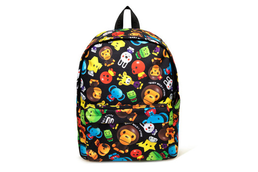 Picture No.1 of BAPE MILO 3D ALL PRINT PATTERN MEDIUM BACKPACK AL20-189-308