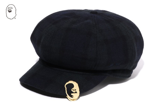 Mr. BATHING APE. 黒キャップ MR. BATHING APE Cap and Hat Online Shop to Worldwide