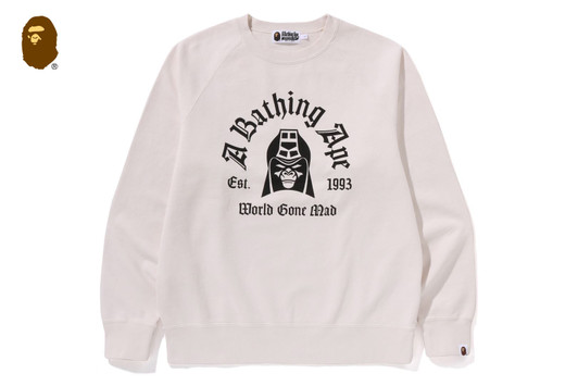 Picture No.1 of BAPE WASHED EFFECT SWEATSHIRT 1L30-113-003