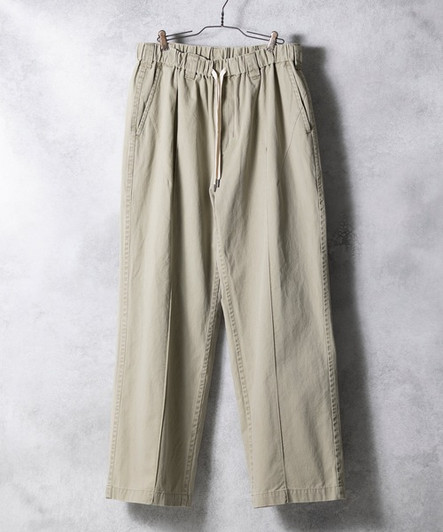 Picture No.1 of NUMBER (N)INE VINTAGE BIO WASH COTTON TWILL WIDE EASY PANTS S25NP001