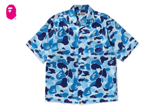 Picture No.1 of BAPE ABC CAMO OPEN COLLAR SHIRT 1L30-232-001