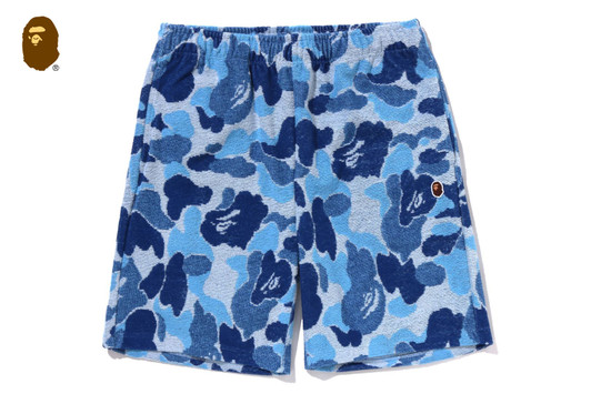 Picture No.1 of BAPE ABC CAMO PILE ONE POINT SWEAT SHORTS 1L30-153-015