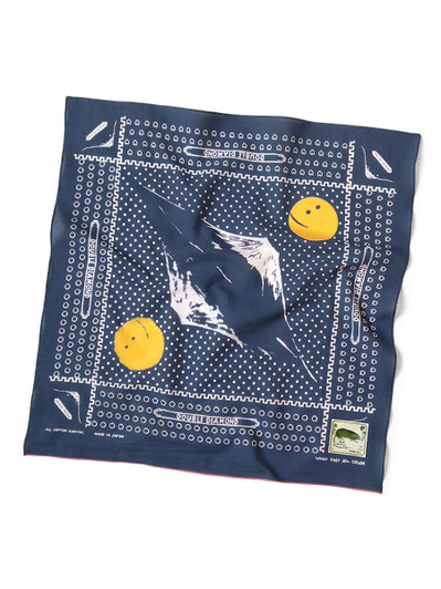 Picture No.1 of KAPITAL fastcolor Selvedge Bandana (MIRRORED FUJI) EK-1404BAAEK-1404BAB