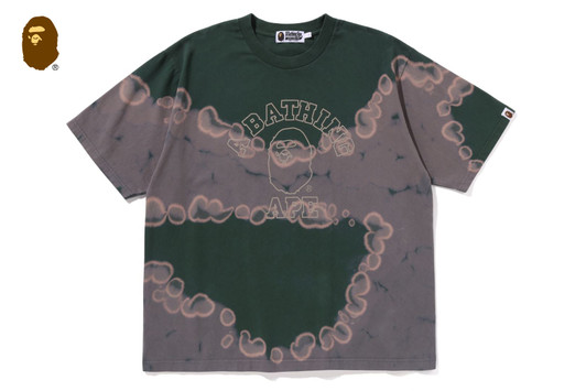 Picture No.1 of BAPE HAND DYE COLLEGE RELAXED FIT TEE 1L30-109-015