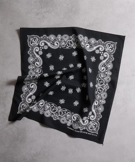 Picture No.1 of NUMBER (N)INE PAISLEY PRINTED BANDANA MADE IN USA / Paisley Printed Bandana S25GNA005