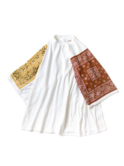 Picture No.1 of KAPITAL 18.5/- Jersey Bandana HUGE-T (COOKIE) K2404SC171EK-1751SC