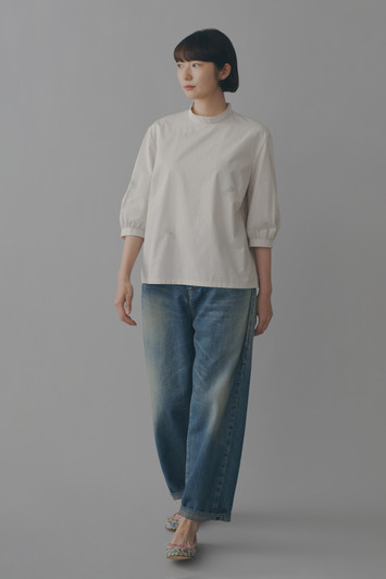 Picture No.1 of minä perhonen choucho Stand Collar Blouse ADS1412S