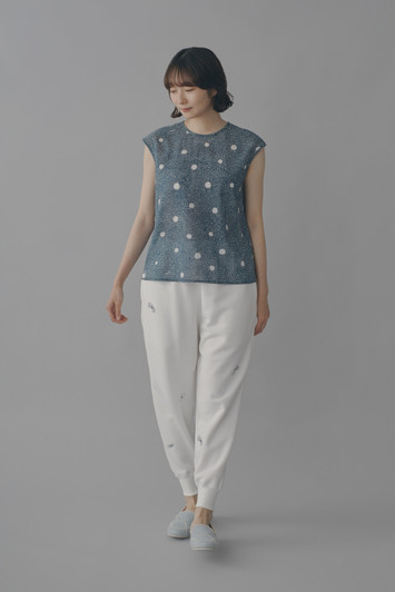 Picture No.1 of minä perhonen skum Sleeveless Blouse ADS1416S