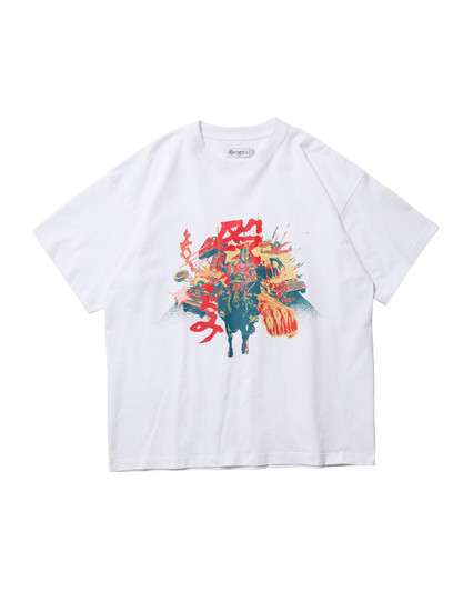 Picture No.1 of Evisen Skateboards NAGURIKOMI TEE - WHITE 9928951071034