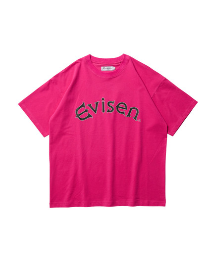 Picture No.1 of Evisen Skateboards ROUND LOGO TECH TEE - PINK 9930137370938